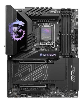 Msi Mpg Z890 Carbon Wifi Bundkort Atx Lga1851 Sokkel Z890