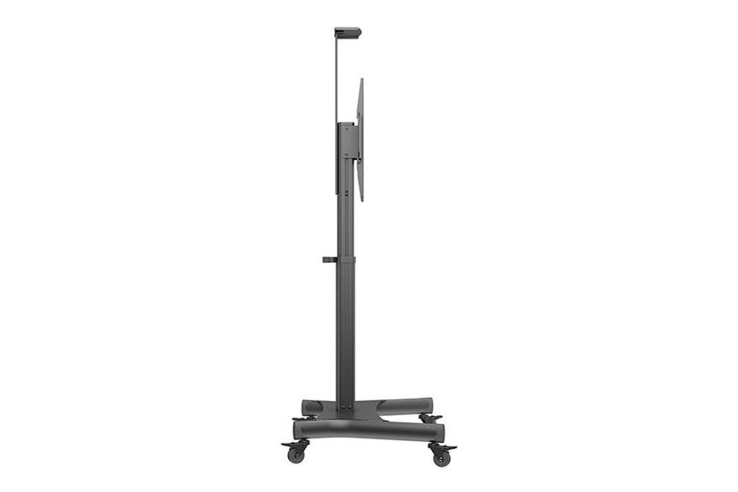 Multibrackets Public 170 Hd Vogn Med Hjul Motoriseret For Lcd Display Enkelt Søjle Gulvstander Sort