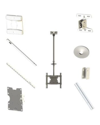 Multibrackets   Public Medium Monteringssæt For Lcd Display Hvid