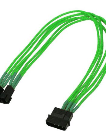 Nanoxia Blæsereffekt-adapter  -pin Intern Spænding Til  -pin Intern Strøm  Kun Blæser  30 Cm