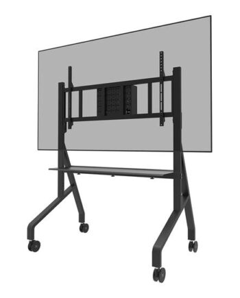 Neomounts Fl50-575bl1 Vogn Med Hjul Robust For Displaystander Gulvstander Sort
