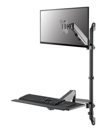 Neomounts Wl90-325bl1 Monteringssæt Sid-stå-arbejdsstation For Lcd-display Tastatur Mus Sort