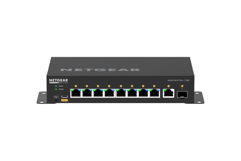 Netgear Av Line M4250-9g1f-poe Switch 10 Porte Administreret