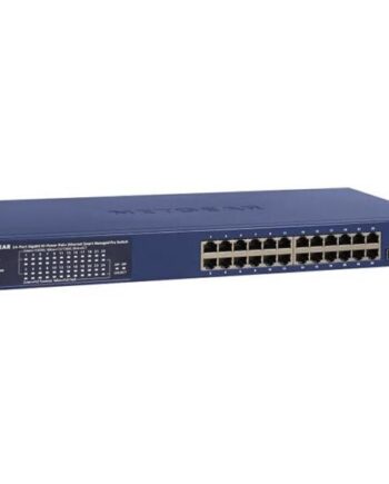Netgear Smart Gs724tp Switch 24 Porte Smart Monterbar På Stativ