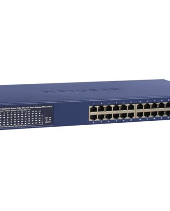 Netgear Smart Gs724tpp Switch 24 Porte Smart Monterbar På Stativ