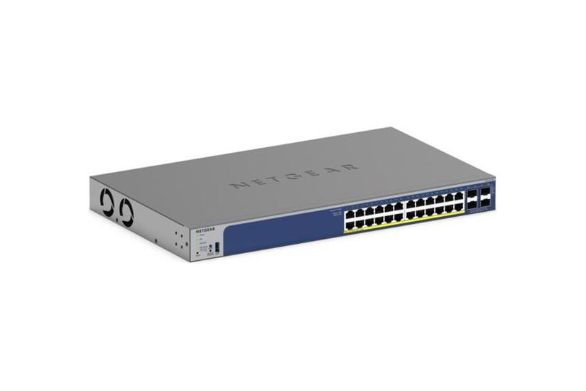 Netgear Smart Gs728txp V3 Switch 24 Porte Smart Monterbar På Stativ