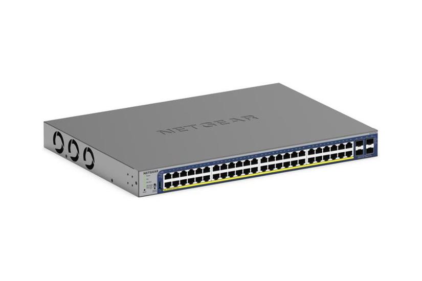 Netgear Smart Gs752txup V3 Switch 48 Porte Smart Monterbar På Stativ
