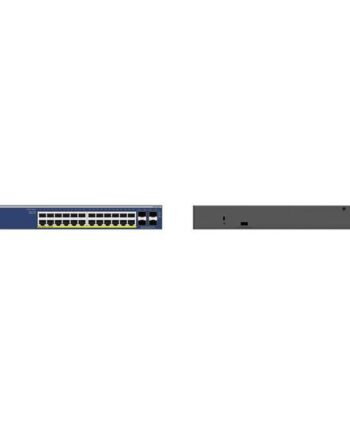 Netgear Smart Gs728txup V3 Switch 24 Porte Smart Monterbar På Stativ