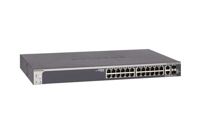 Netgear Smart S3300-28x V3 Switch 28 Porte Smart Monterbar På Stativ