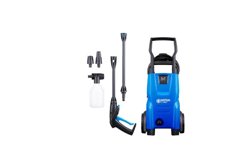 Nilfisk 128470921 Højtryksrenser Stående Elektrisk 440 1400 Blå Sort