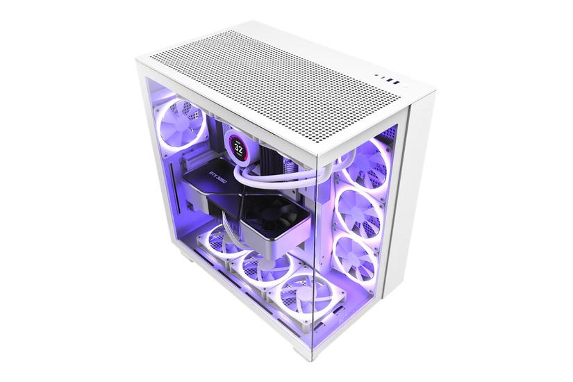 Nzxt H9 Flow Hvid Atx Kabinet