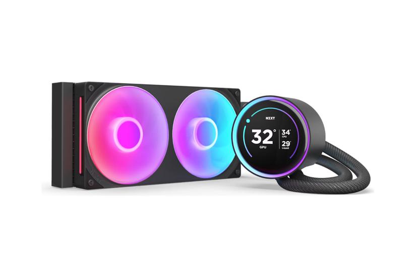 Nzxt Kraken Elite 240 Rgb Processors Flydende Kølesystem Med Lcd-display