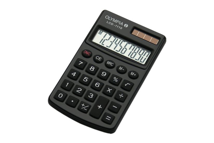 Olympia Lcd 1110 Regnemaskine Lomme Basis Sort
