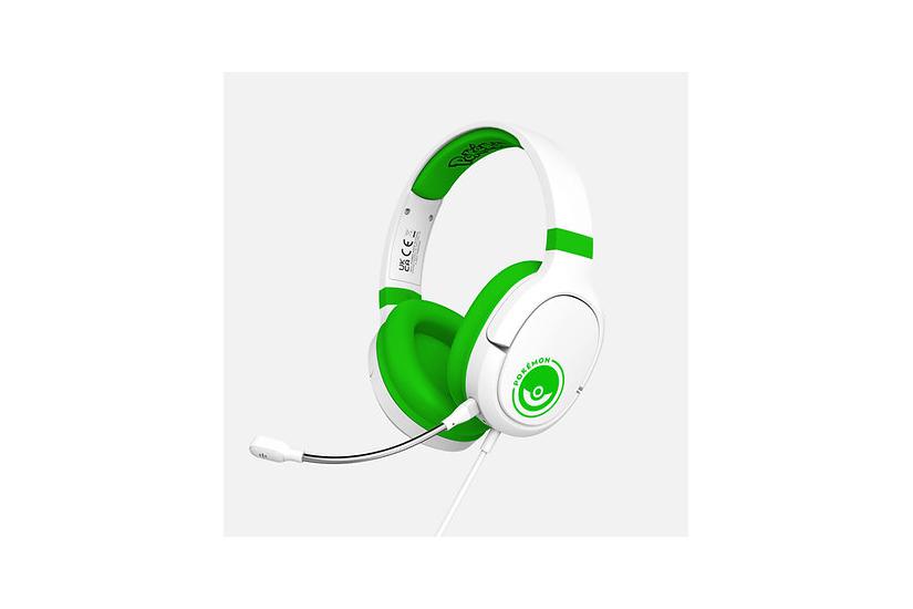 Otl Technologies Pokémon Pk0863 Hovedtelefoner Headset Ledningsført Spil Grøn Hvid