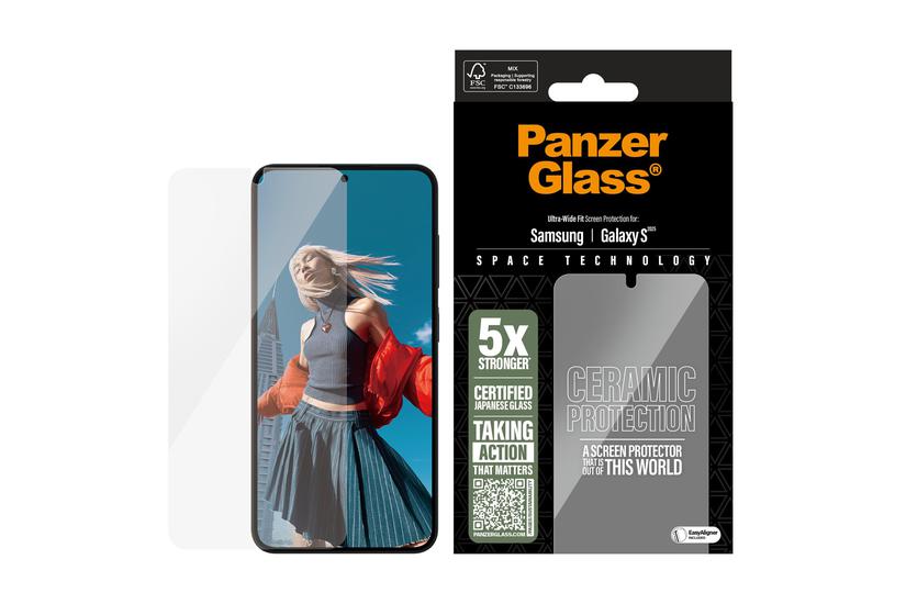 Panzerglass Ceramic Protection Skærmbeskytter For Mobiltelefon Ultrabred Pasform
