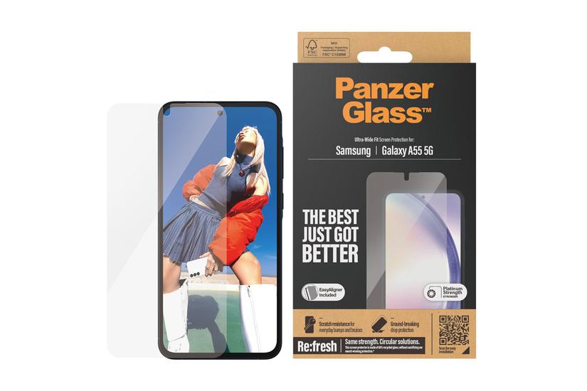 Panzerglass Skærmbeskytter For Mobiltelefon Ultra-bred Pasform Easyaligner
