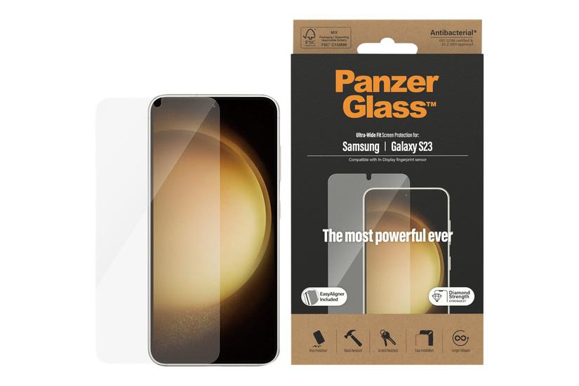 Panzerglass Skærmbeskytter For Mobiltelefon Ultrabred Pasform Med Easyaligner