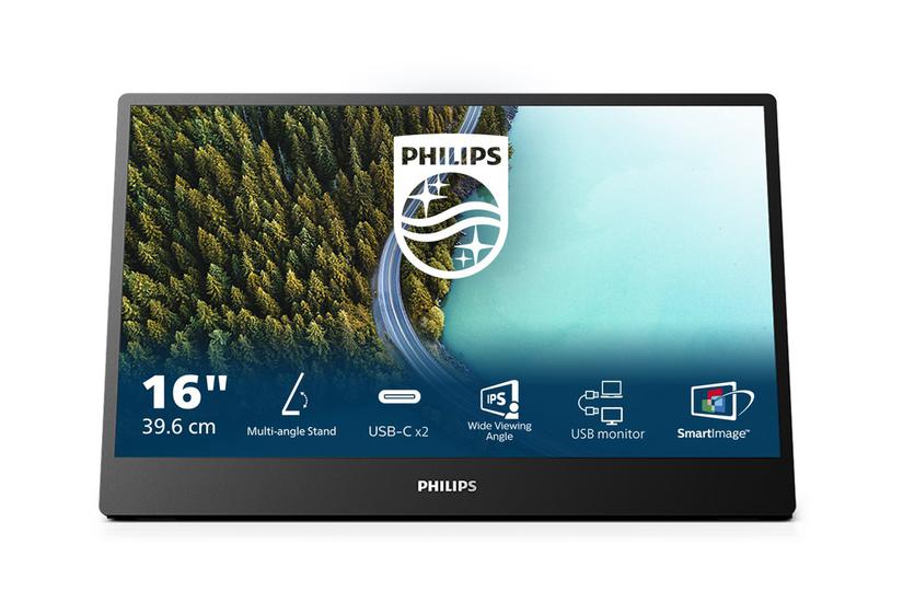 Philips 16b1p3302d Skærm Wled 16 Ips 4ms Full Hd 1920x1080 Ved 75hz