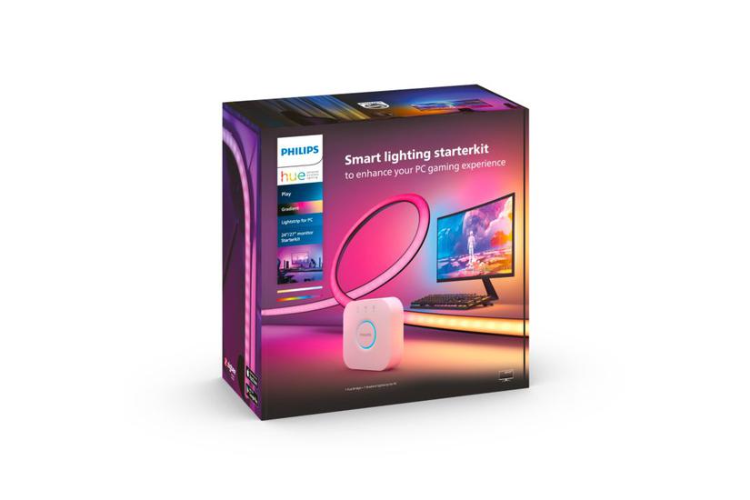 Philips Hue Pc Lightstrip Gradient Play 24 Quot -27 Quot Starter Kit Farve Led Indoor