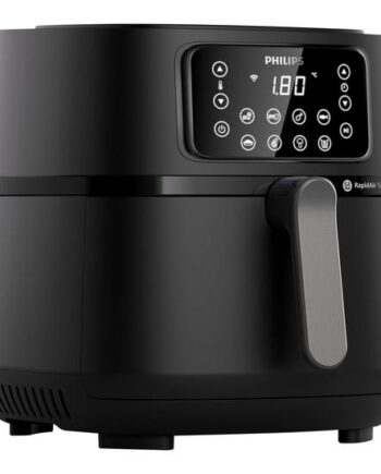 Philips Series 5000 Hd9285    Connected Varmluftsrister Mørk Sølv Sort
