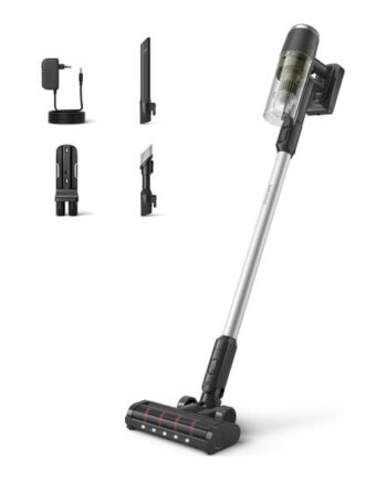 Philips 3000 Series Xc3033 Støvsuger Ledningsfri Pind Håndholdt   Batteri  Inkluderet Oplader Olivengrøn