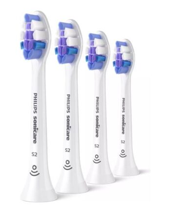 Philips Sonicare S2 Sensitive Hx6054 Ekstra Tandbørstehoved Hvid