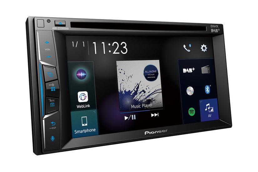 Pioneer Avh-z3200dab Dvd-modtager Display In-dash Enhed Double-din