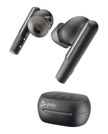 Poly Voyager Free 60  ægte Trådløse øretelefoner Med Mik  Usb-  Via Bluetooth Adapter      Mm Jackstik