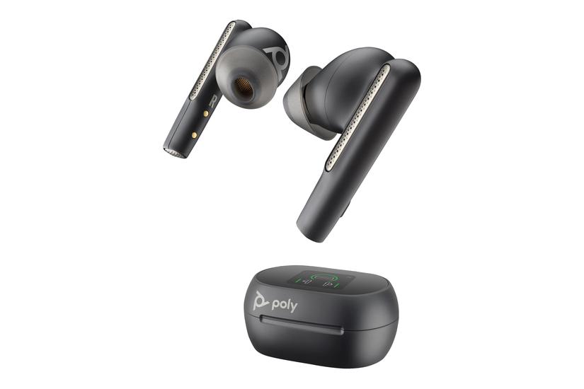 Poly Voyager Free 60 ægte Trådløse øretelefoner Med Mik Usb- Via Bluetooth Adapter Mm Jackstik