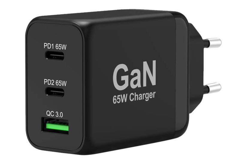 Port Connect Strømforsyningsadapter Gan-teknologi Usb Type 24 Pin Usb- 65 Watt
