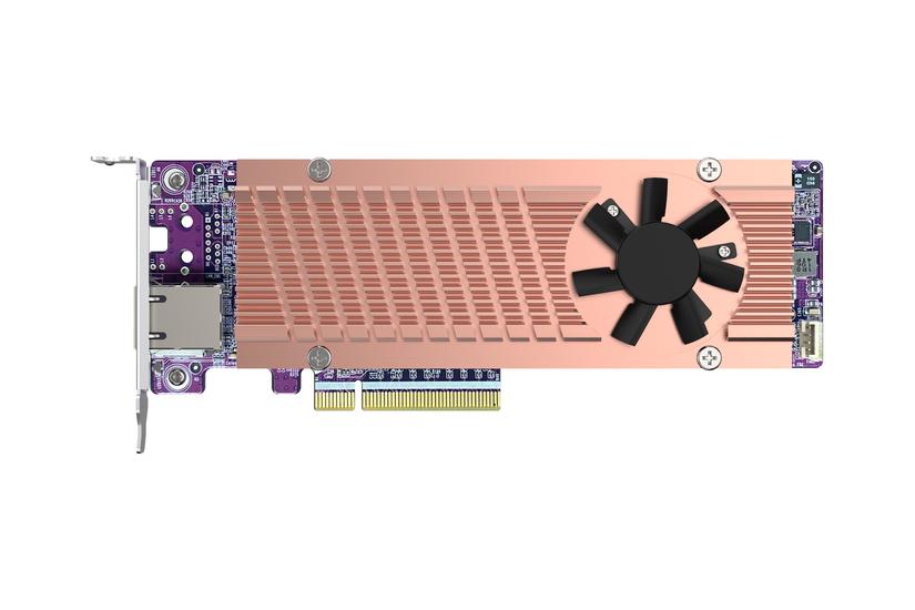 Qnap Qm2-2p410g2t Lagringskontrol Pcie X4 Nvme Pcie X8
