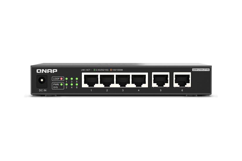Qnap Qsw-2104-2t-r2 Switch Porte Ikke Administreret