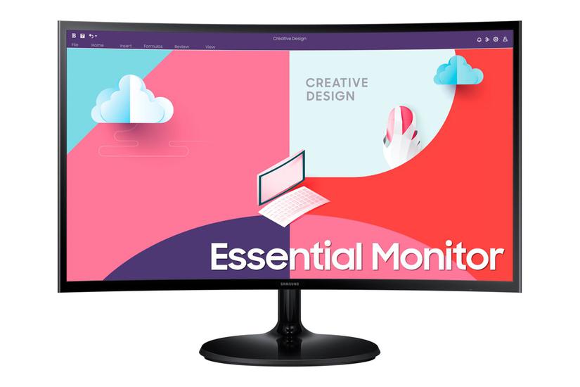 Samsung S24c360eau Skærm Led Baglys 24 Amd Freesync Va 4ms Full Hd 1920x1080 Ved 75hz