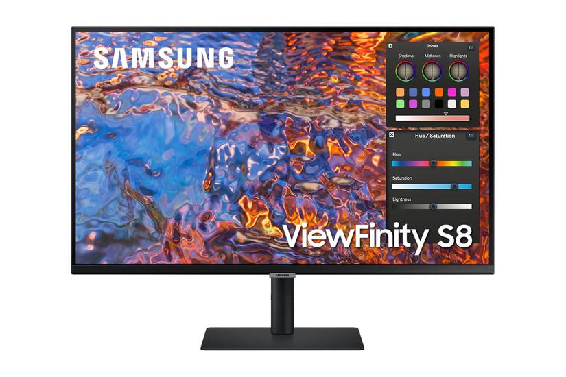 Samsung Viewfinity S8 S32b800pxp Skærm Led Baglys 32 Ips 5ms 4k 3840x2160 Ved 60hz