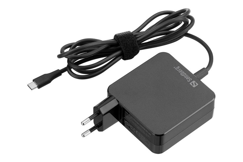 Sandberg Strømforsyningsadapter 2m 24 Pin Usb- 65 Watt