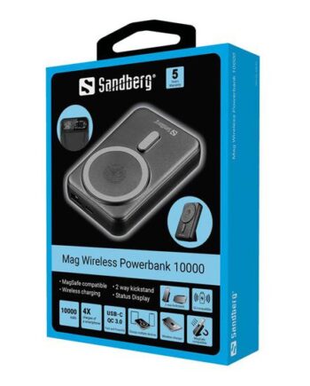 Sandberg Trådløs Opladningsstander Usb Type    24 Pin Usb-  10 Watt