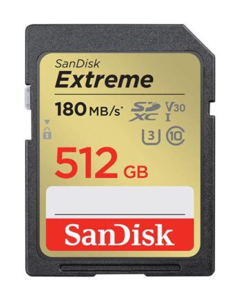 Sandisk Extreme Flashhukommelseskort 512 Gb Sdxc Uhs-