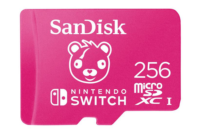 Sandisk Nintendo Switch Fortnite Edition Flashhukommelseskort 256 Gb Microsdxc Uhs-