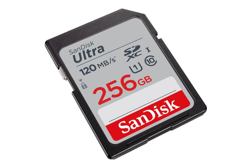 Sandisk Ultra Flashhukommelseskort 256 Gb Sdxc Uhs-