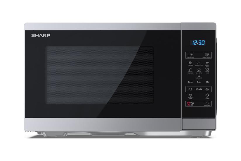 Sharp Classic Series Yc-ms252ae- Mikrobølgeovn Fritstående Sort Sølv