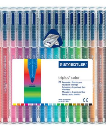 Staedtler Triplus Color Fiberspidspen Assorterede Farver  Pakke Med 20