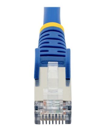 Startech Com 50cm Cat6a Ethernet Cable Blue Low Smoke Zero Halogen  Lszh  10gbe 500mhz 100w Poe  Snagless Rj-45   Strain Reliefs   Ftp Network Patch Cord Patchkabel 50 Cm Blå