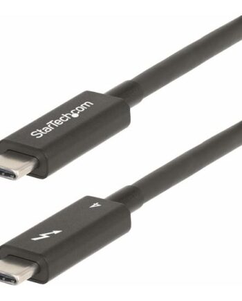 Startech Com 6ft  2m  Active Thunderbolt   Cable  40gbps  100w Pd  4k 8k  Intel Certified  Compatible   Thunderbolt   Usb     Displayport  A40g2mb-tb4-cable  Usb Type-  Kabel 24 Pin Usb-  Til 24 Pin Usb-
