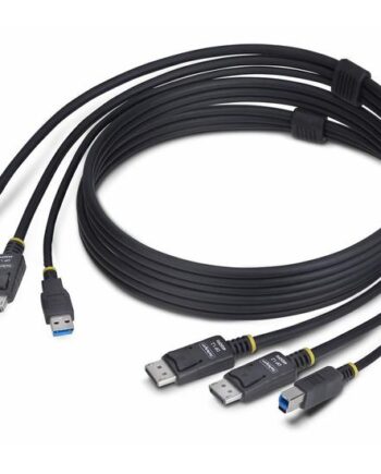 Startech Com 6ft    8m  Dual-displayport And Usb 5gbps Kvm Cable Kabel Til Tastatur   Video   Mus  Kvm    83