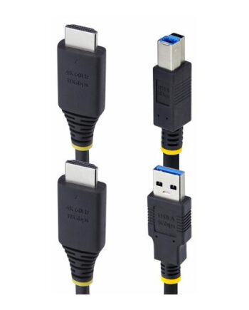 Startech Com 6ft    8m  Hdmi And Usb 5gbps Kvm Cable Kabel Til Tastatur   Video   Mus  Kvm