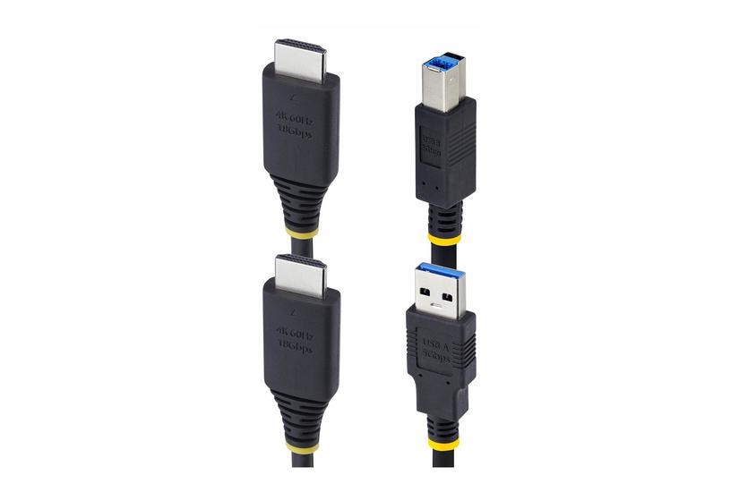 Startech Com 6ft 8m Hdmi And Usb 5gbps Kvm Cable Kabel Til Tastatur Video Mus Kvm