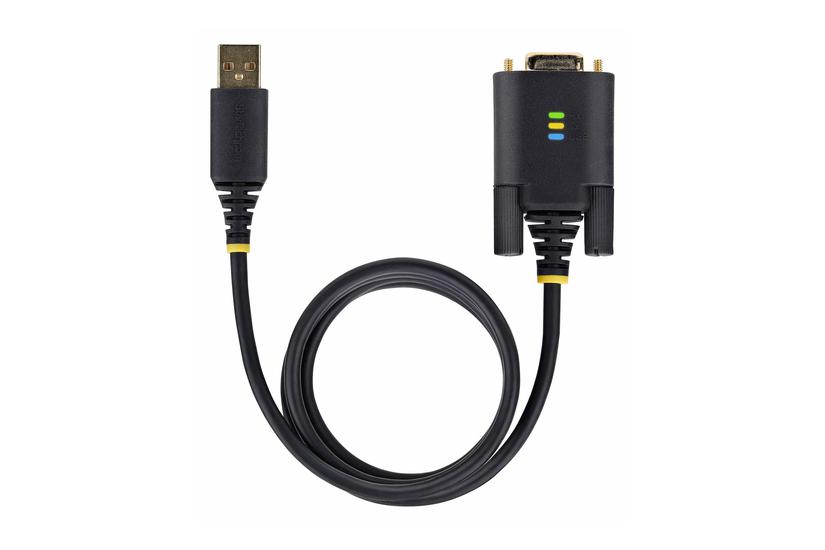 Startech Com 6ft 2m Usb To Serial Adapter Cable Com Retention Rs232 Usb Serielkabel Usb Til Db-