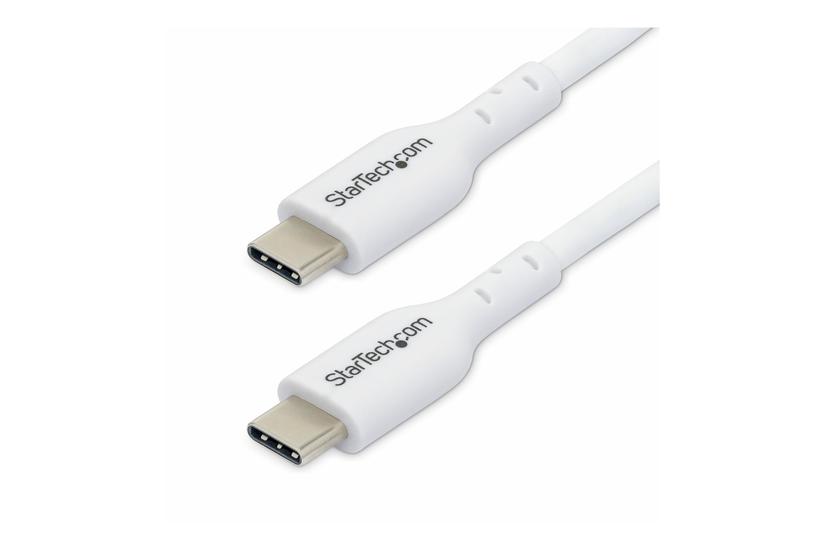 Startech Com 3ft 1m Usb- Charging Cable Charge Sync 60w 3a Pd Usb Laptop Charger Cable White Usb Charging Cord Usb Type- Kabel 24 Pin Usb- Til 24 Pin Usb-