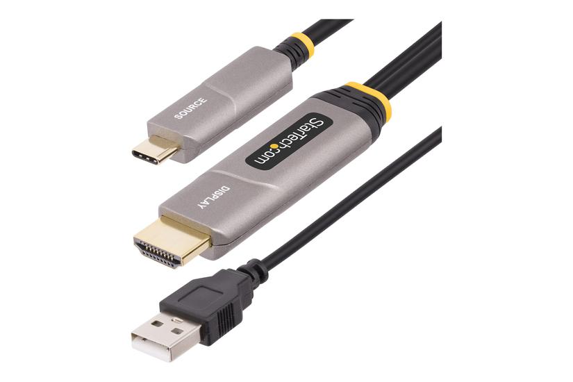 Startech Com 30ft 15m Usb- To Hdmi Active Optical Cable 4k 60hz Hdmi-kabel 15