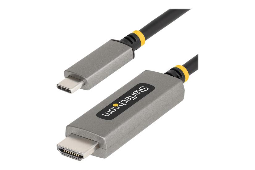 Startech Com 3ft 1m Usb- To Hdmi Adapter Cable 8k 60hz 4k 144hz Hdr10 Usb Type- To Hdmi Video Converter Cable Usb- Dp Alt Mode Usb4 Thunderbolt Compatible Usb- Laptop To Hdmi Monitor 134b-usbc-hdmi211m Adapterkabel